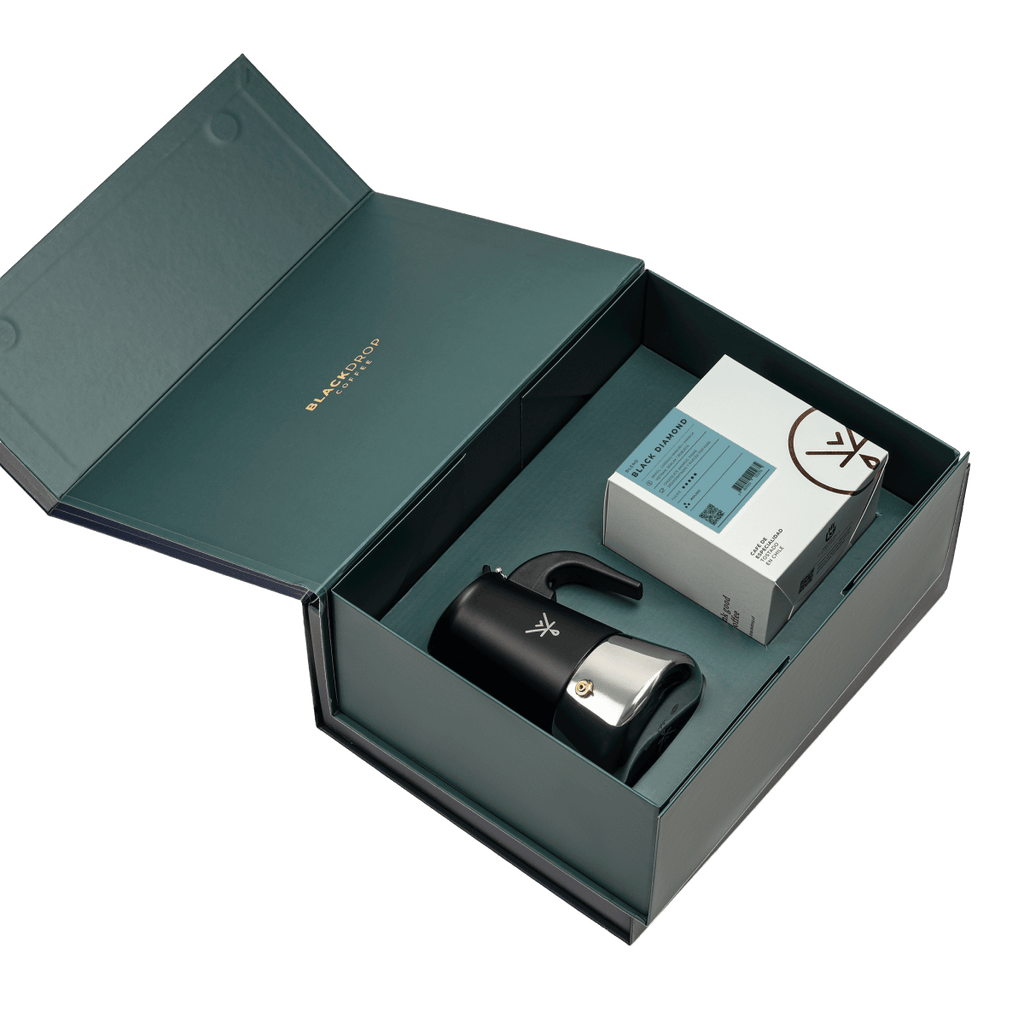 Gift Box Coffee Connection interior tumbler drip bag