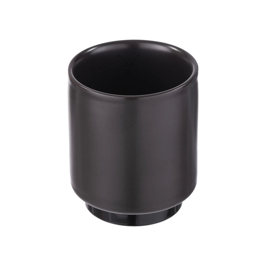 Taza ceramica doble pared 130ml espresso negro mate