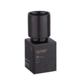 Taza ceramica doble pared 130ml negro mate caja regalo