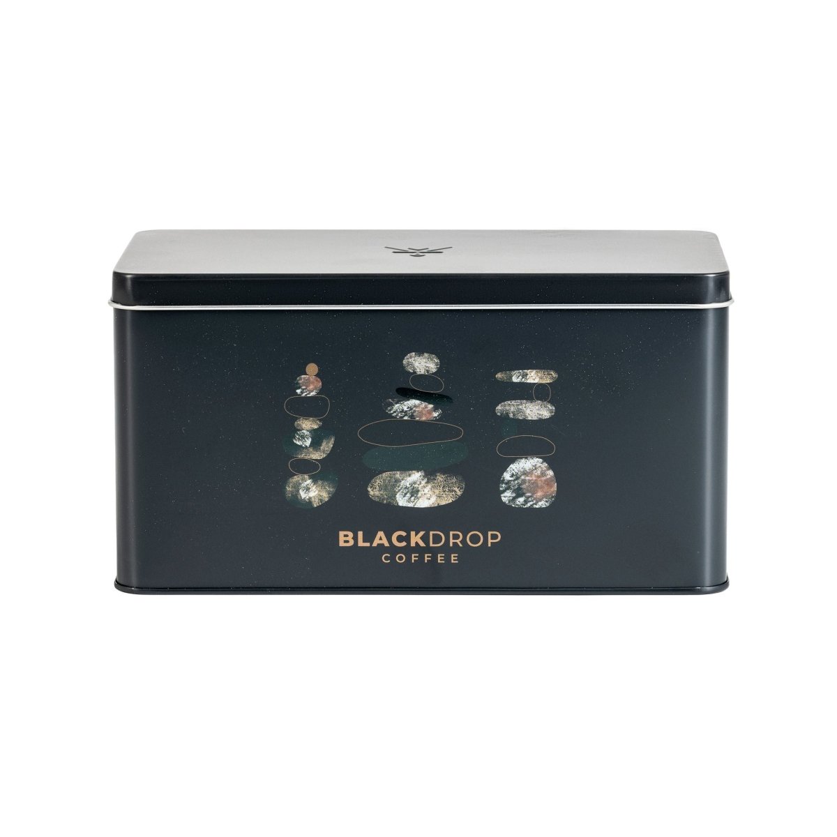 Tin Blackdrop rectangular lata cafe drip bag regalo