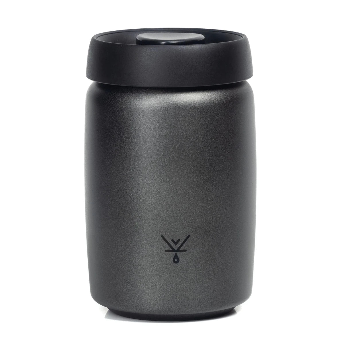 Vacuum Coffee Canister 500g acero inoxidable negro